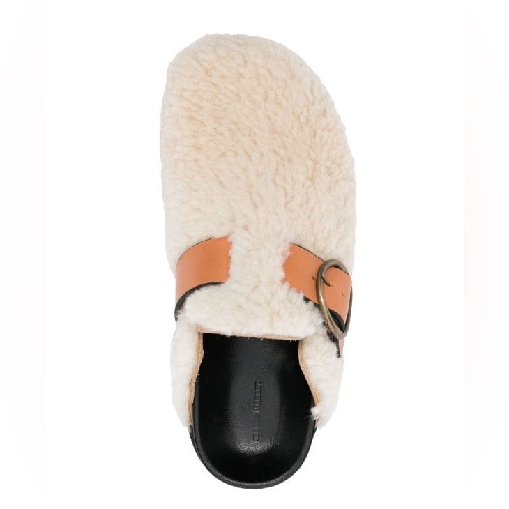 Isabel Marant Mirst Genuine Shearling Clog 8 New
